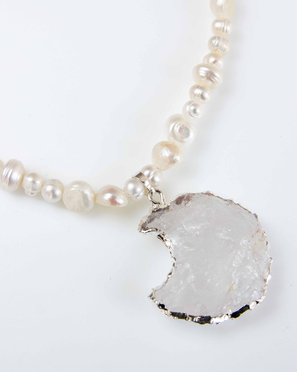 White Moon Necklace