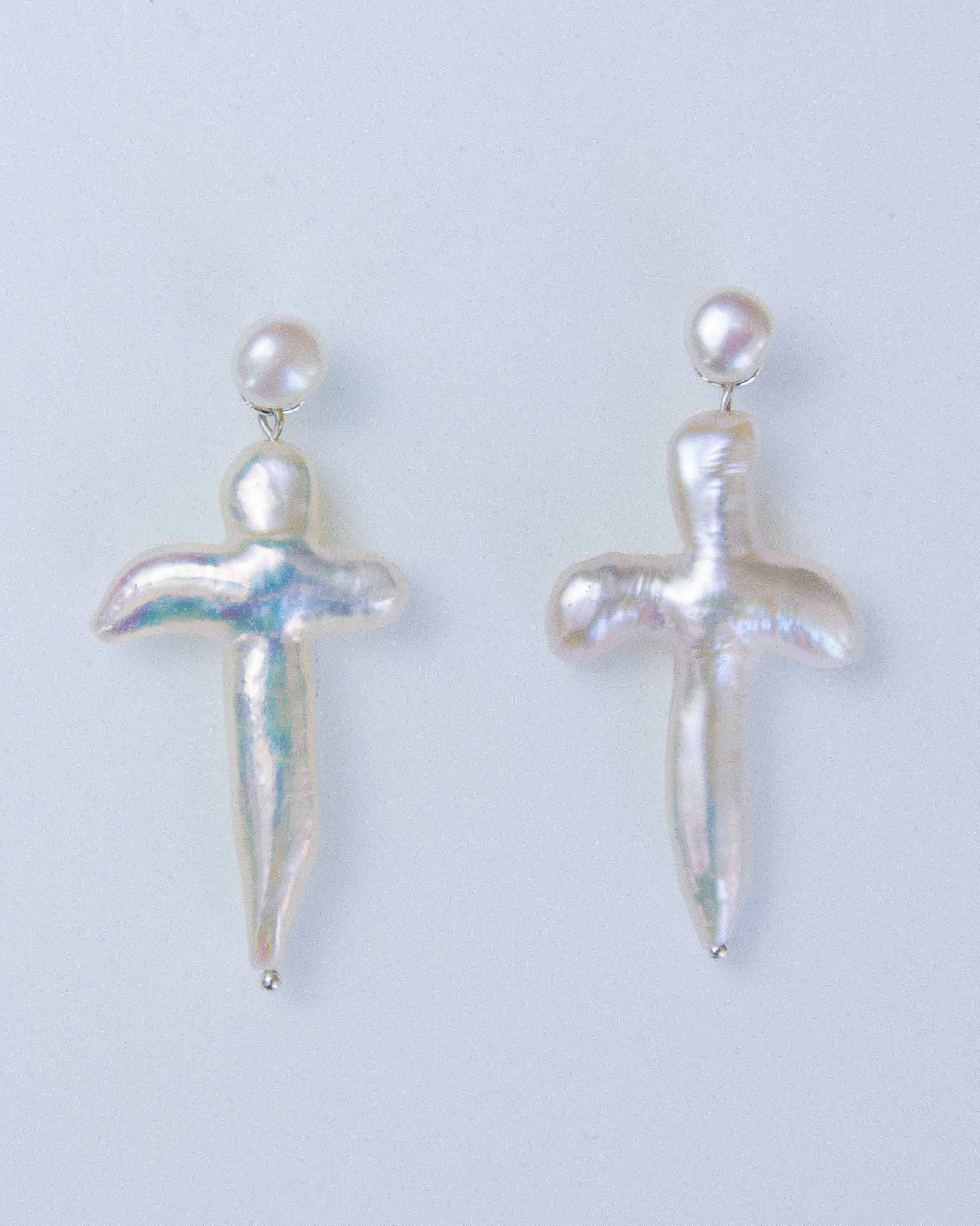 Croce Pearl Earrings