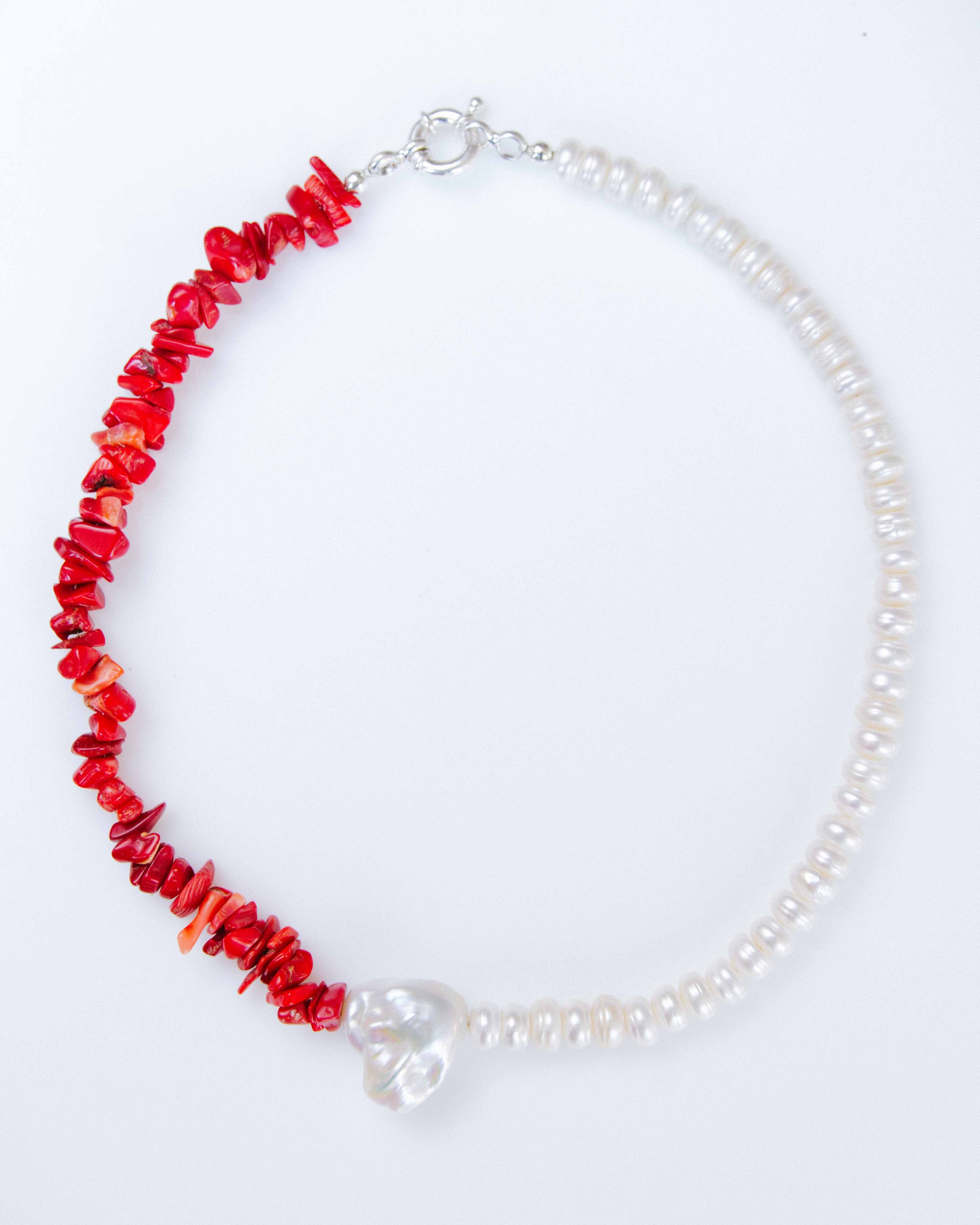 Sunset Coral Necklace